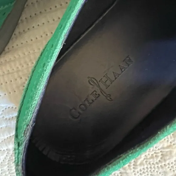 Cole Haan Shoes | Cole Haan Bergen Mens Size 10.5 Wingtip Oxfords Shoes Green