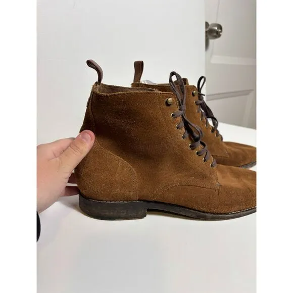 Cole Haan Shoes Men's 11 Brown Tan Feathercraft Grand Suede Oxford Chukka Boot