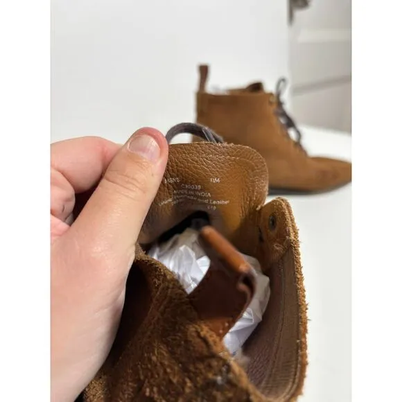 Cole Haan Shoes Men's 11 Brown Tan Feathercraft Grand Suede Oxford Chukka Boot