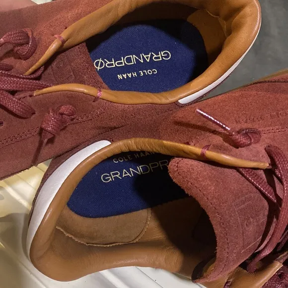 Cole Haan, suede, and leather shoes