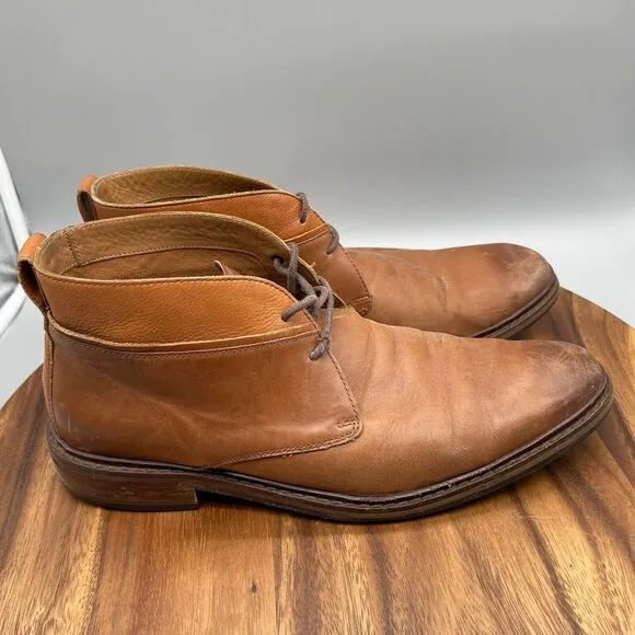 Cole Haan Williams Chukka Boots Mens 10.5 M Brown Leather Lace Up C23478 Shoes