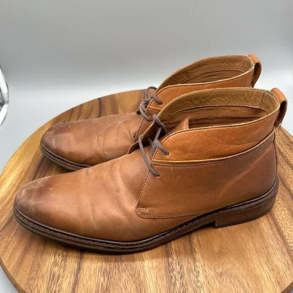 Cole Haan Williams Chukka Boots Mens 10.5 M Brown Leather Lace Up C23478 Shoes