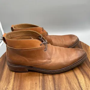 Cole Haan Williams Chukka Boots Mens 10.5 M Brown Leather Lace Up C23478 Shoes