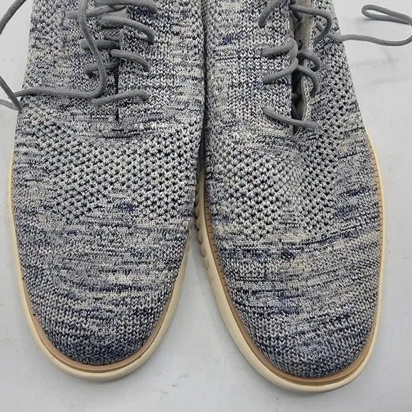 Cole Haan ZeroGrand Mens 10.5 Gray Stitchlite Oxford Sneaker Casual Shoes C33737