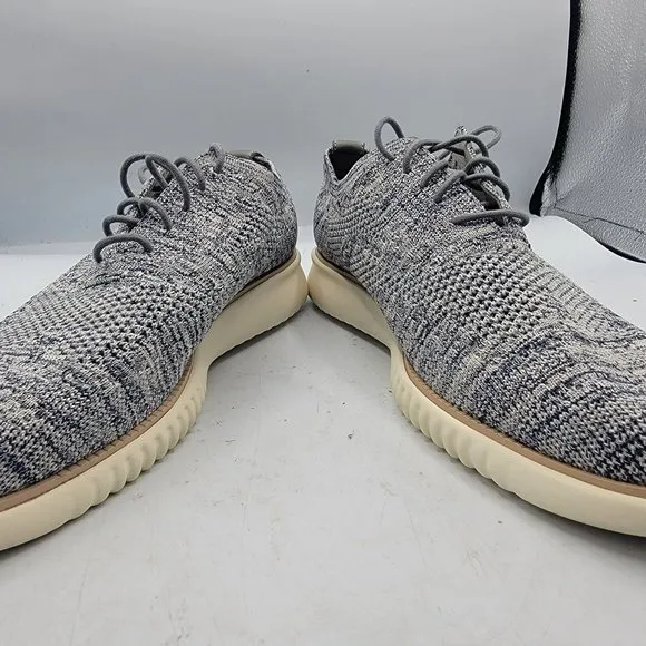 Cole Haan ZeroGrand Mens 10.5 Gray Stitchlite Oxford Sneaker Casual Shoes C33737