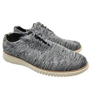 Cole Haan ZeroGrand Mens 10.5 Gray Stitchlite Oxford Sneaker Casual Shoes C33737