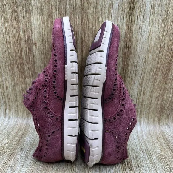 Cole Haan Zerogrand Oxford Men's Size 9.5 M Wing‎ Suede Wingtip Shoes C12983