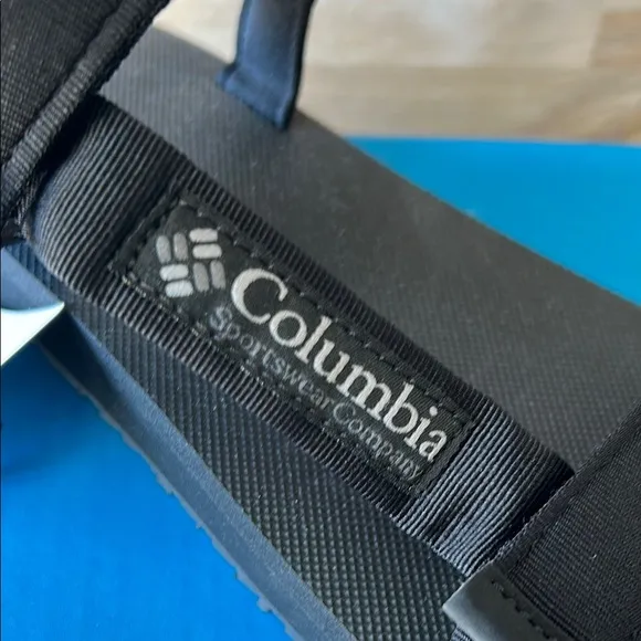 Columbia Black Sport Sandals with Sturdy Sole