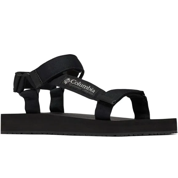 Columbia Black Sport Sandals with Sturdy Sole