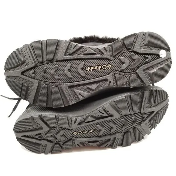 Columbia Womens Slopeside Village Omni-Heat Hi Snow Boots Size 7  8 Black/Mud