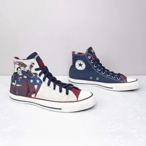 CONVERSE Chuck Taylor DC Superman Split Panel Sneakers Men's 8.5 (W 10.5)