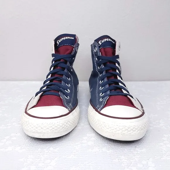 CONVERSE Chuck Taylor DC Superman Split Panel Sneakers Men's 8.5 (W 10.5)