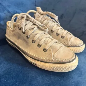 Converse Chuck Taylor X John Varvatos Exclusive Leather Sneaker Shoes in Ox Sand