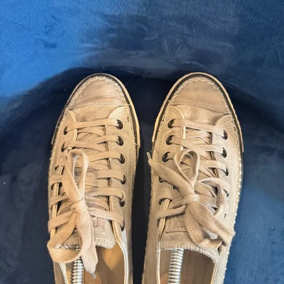 Converse Chuck Taylor X John Varvatos Exclusive Leather Sneaker Shoes in Ox Sand