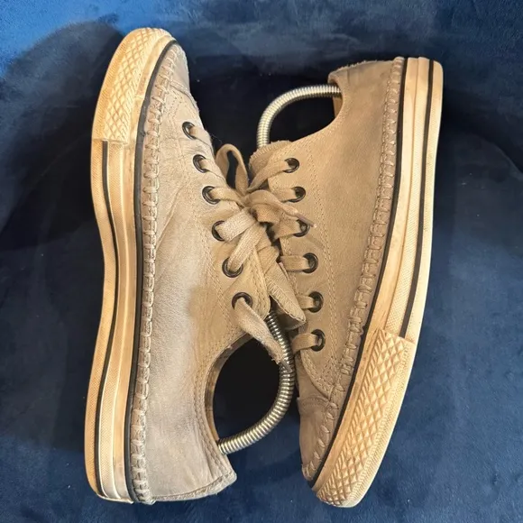 Converse Chuck Taylor X John Varvatos Exclusive Leather Sneaker Shoes in Ox Sand