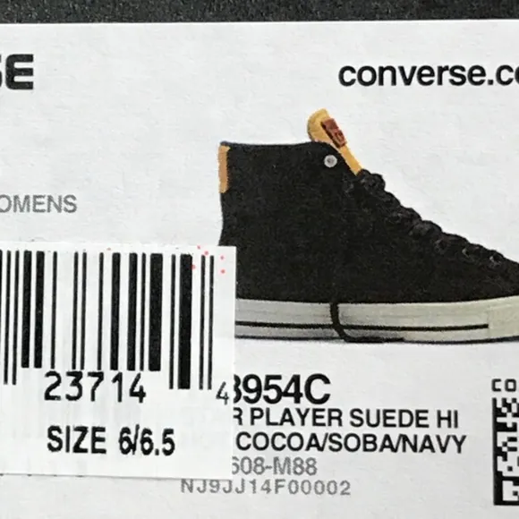 Converse One Star Player Suede Hi Hot Cocoa Soba Shoes
