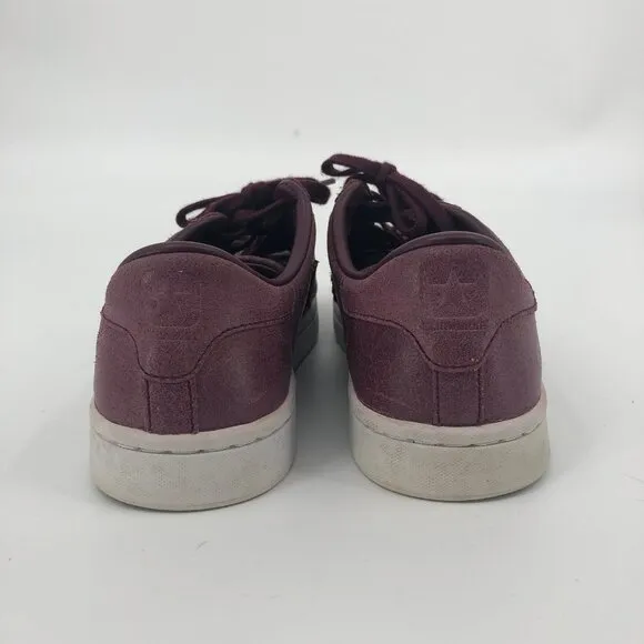Converse Red-Pink Athletic Leather Sneakers | Men's Size 8.5