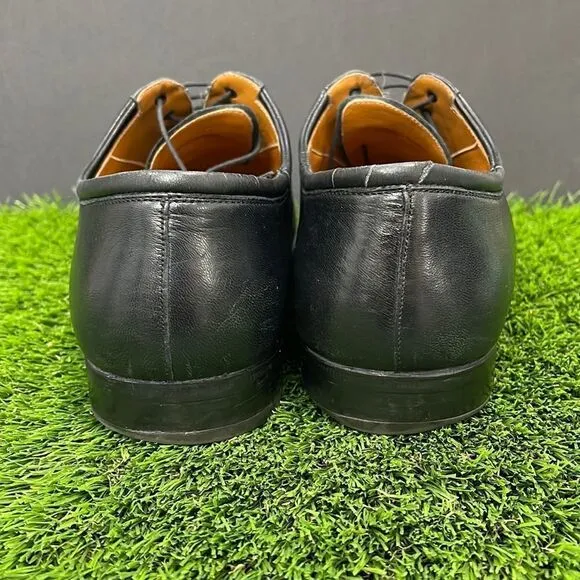 COPY - Magnanni Frederico Black Leather Cap Toe Derby