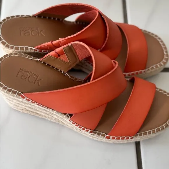 COPY - Women's Orange Wedge Sandals Nordstrom Rack size 6.5