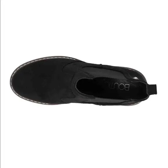 Corkys Womens Rocky Chelsea Boots Ankle Mid Heel 2-3&quot; - Black
