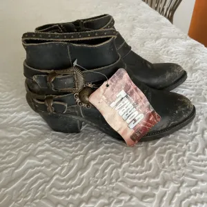 Corral Ankle Boots 7 Black NWT