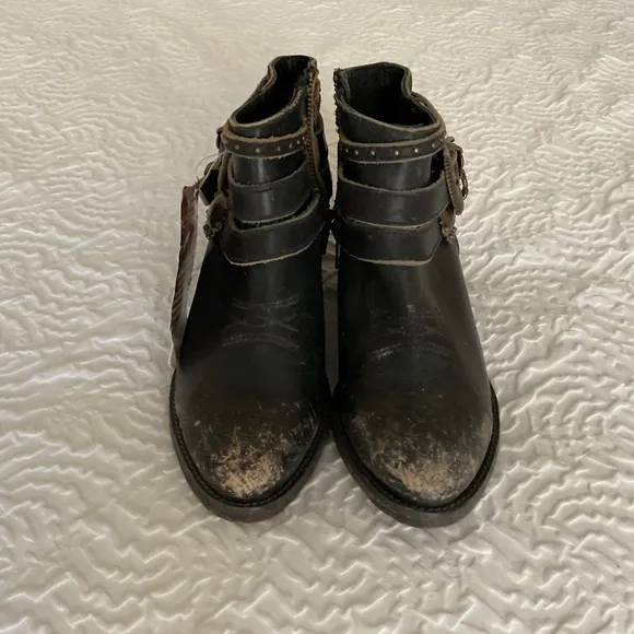 Corral Ankle Boots 7 Black NWT
