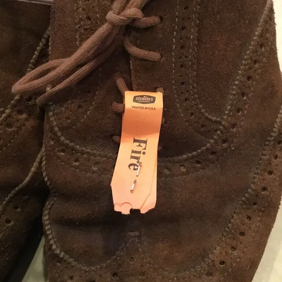Crockett &amp; Jones Brown Suede Wingtip Oxford Shoes