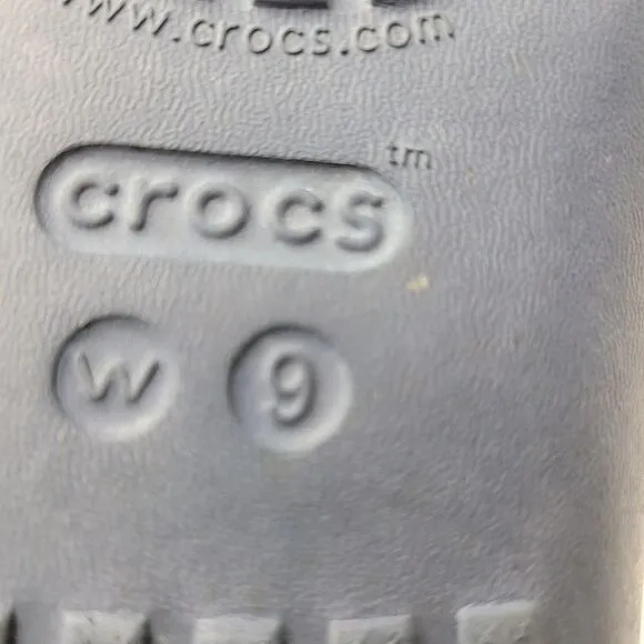 Crocs Kadee  Flip Flop Sandals Womens Size 9 Comfort Tie Dyed Blue