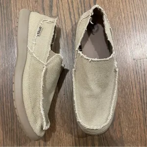 Crocs Santa Cruz Loafer Slip On Shoes Canvas  Men Size 7
