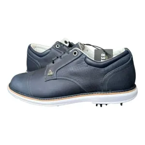 Cuater Travis Mathew Golf Shoes‎ Size 10.5 Navy Blue Leather The Legend 4MR214