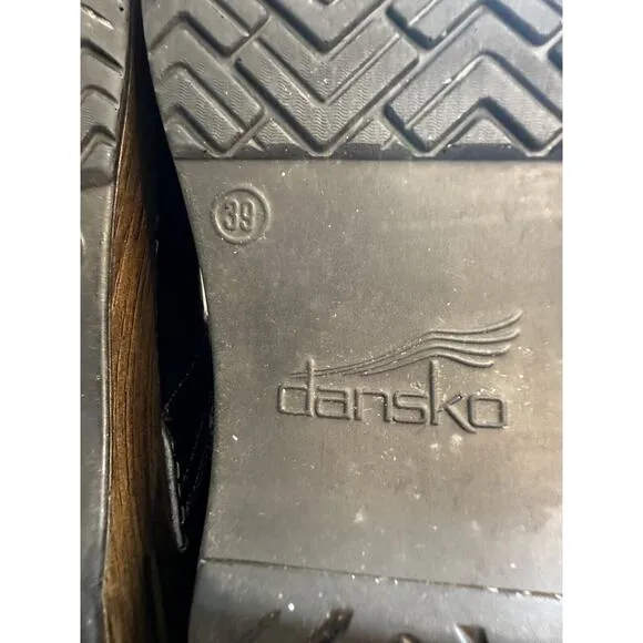 Dansko Embossed Tooled Clogs Slip On Shoes Women’s Size 39 US Size 8.5 Nurse