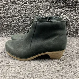 Dansko Maria Black Milled Nubuck Suede Women’s Ankle Boots - Size EU 40