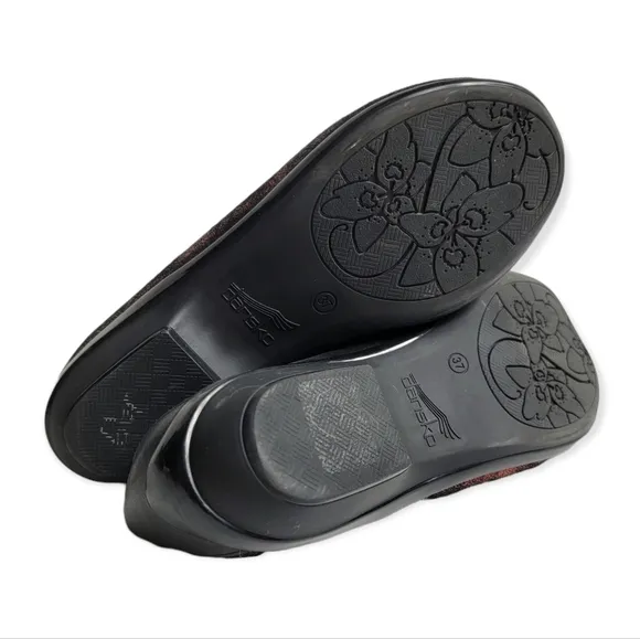 Dansko Olena Metallic Bronze Slip On Shoes
