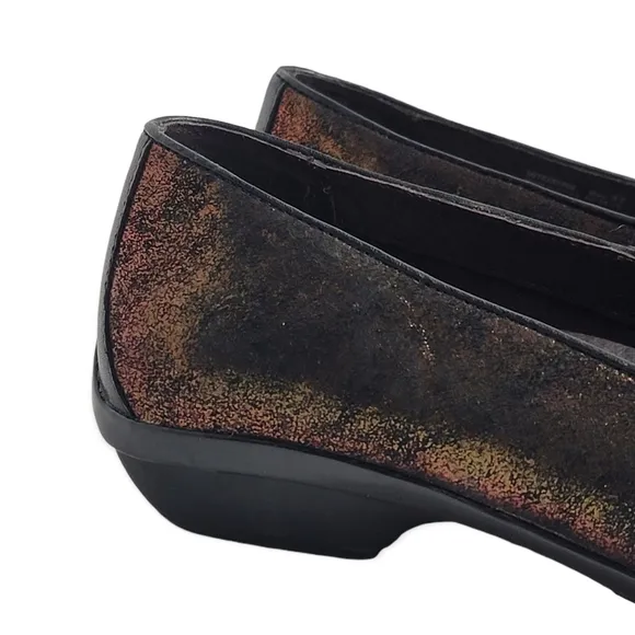Dansko Olena Metallic Bronze Slip On Shoes