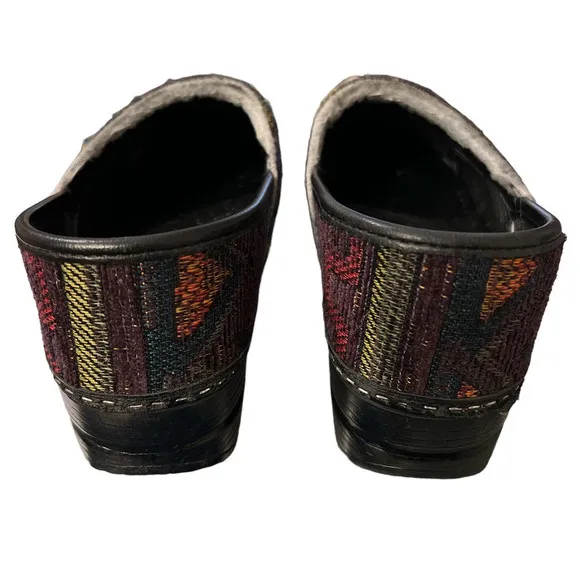 Dansko Professional Aztec Southwestern Native Tapestry Clogs EU 37 US 6.5-7