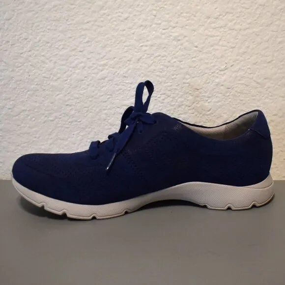 Dansko Women's Alissa Blue Leather Athletic Shoes Sz 41(10.5-11)