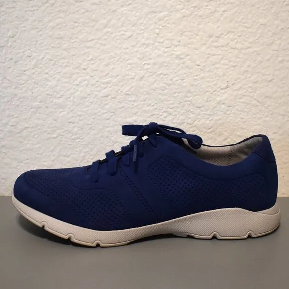 Dansko Women's Alissa Blue Leather Athletic Shoes Sz 41(10.5-11)