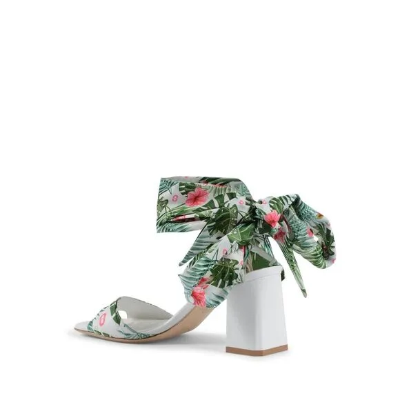 Dee Ocleppo Emily Heeled Sandal Women White