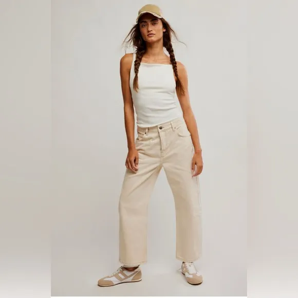 Deep Trance Dropped Boyfriend Jeans NWOT casual khaki