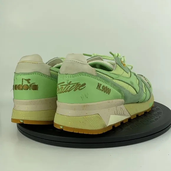 Diadora x Featire N9000 Pistachio Ice Cream Green Running Shoes Men's Size 10
