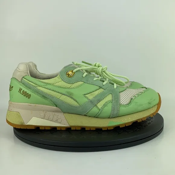 Diadora x Featire N9000 Pistachio Ice Cream Green Running Shoes Men's Size 10