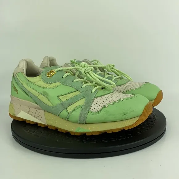 Diadora x Featire N9000 Pistachio Ice Cream Green Running Shoes Men's Size 10