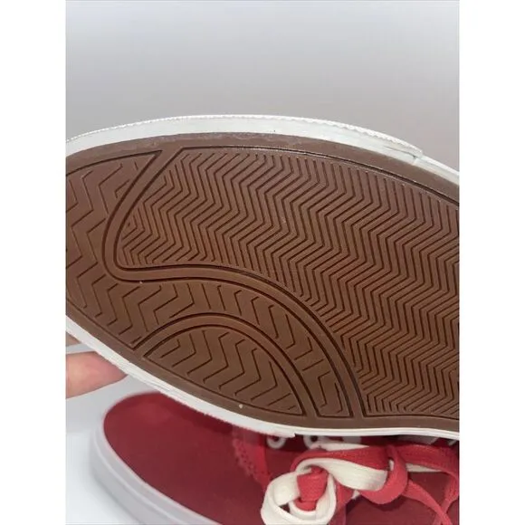 DIAMOND SUPPLY CO. Capital - Red Suede - Men's Skateboard‎ Shoes [10.5]