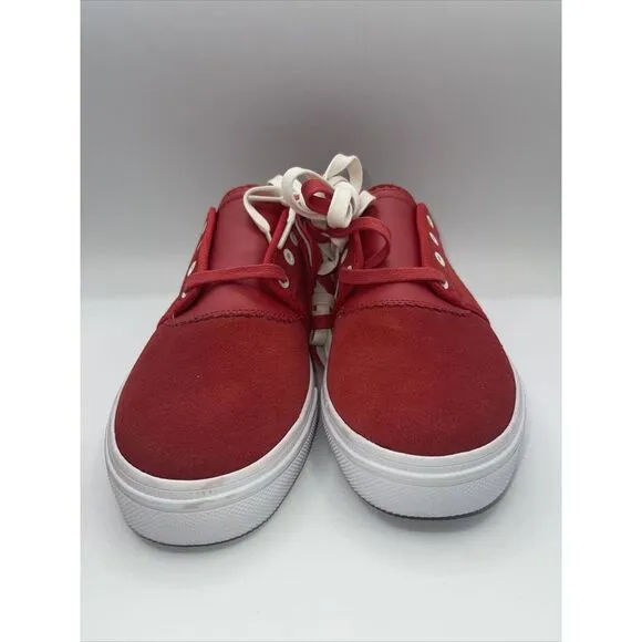 DIAMOND SUPPLY CO. Capital - Red Suede - Men's Skateboard‎ Shoes [10.5]