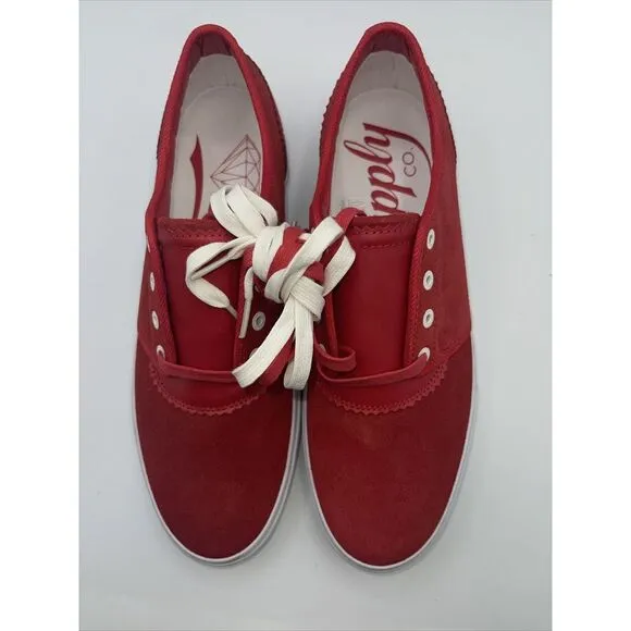 DIAMOND SUPPLY CO. Capital - Red Suede - Men's Skateboard‎ Shoes [10.5]