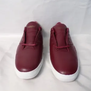 DIAMOND SUPPLY CO. Leather Maroon Sneaker Shoes