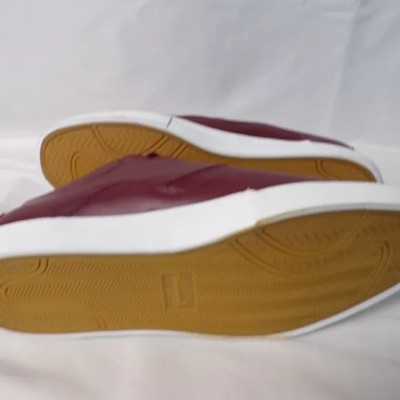 DIAMOND SUPPLY CO. Leather Maroon Sneaker Shoes