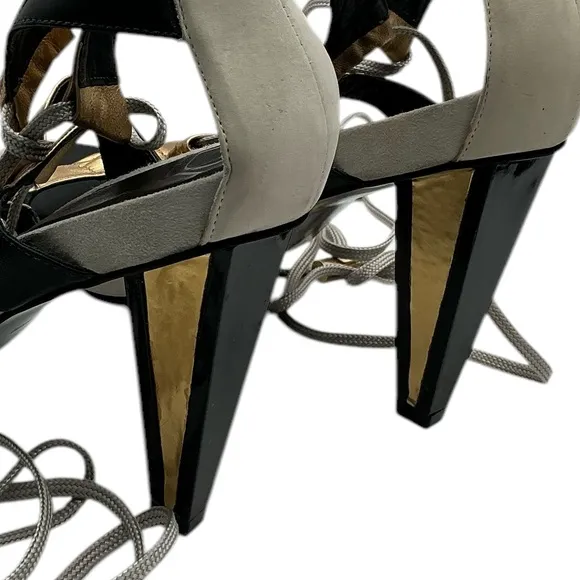 Diane von Furstenberg lace up gladiator heel Size‎ 8.5