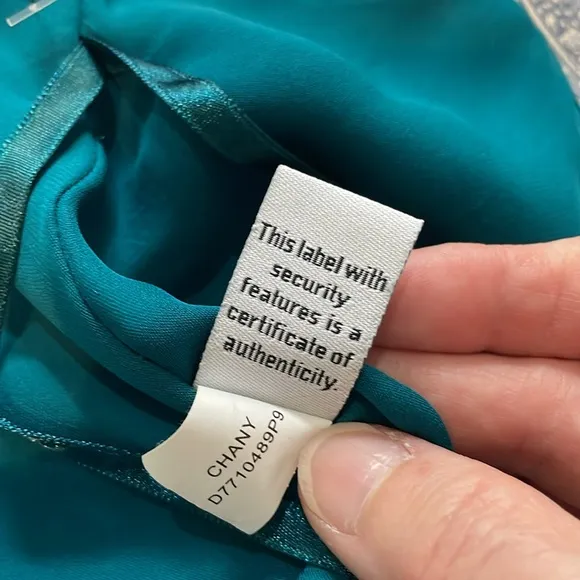 Diane Von Furstenberg Silk Teal Blue Beaded Tank Dress - Size 2 - DVF