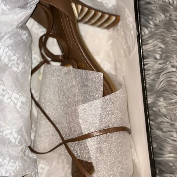 Diesel Women's Brown Strappy Sandals